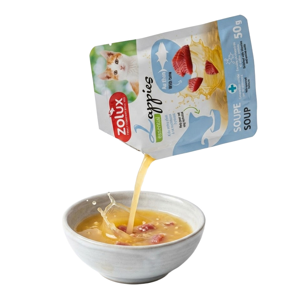 Przysmak dla Kota Lappies Zupa z Tuńczykiem 12x50g ZOLUX